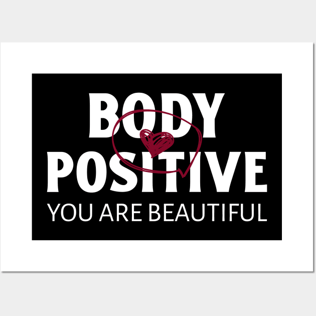 Body Positive body positivity Thick Curvy Thick Girls Wall Art by Tip Top Tee's